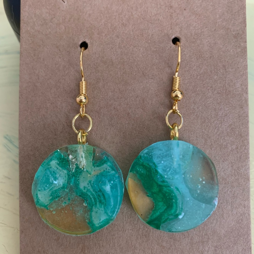 Green and gold speckled SOLD